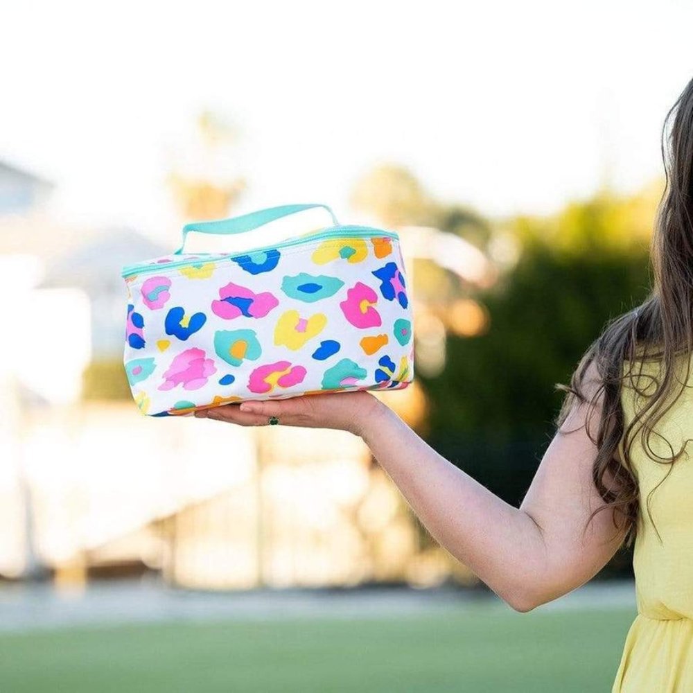 Fun Leopard Cosmetic Bag